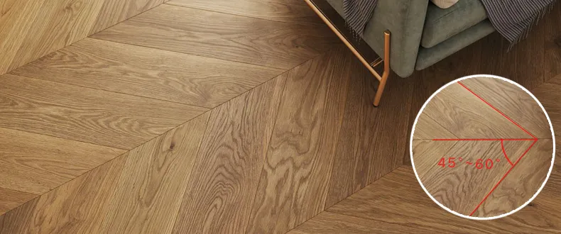 Chevron SPC Flooring